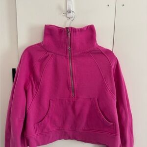 Lululemon Athletica Pink Half-Zip Sweatshirt